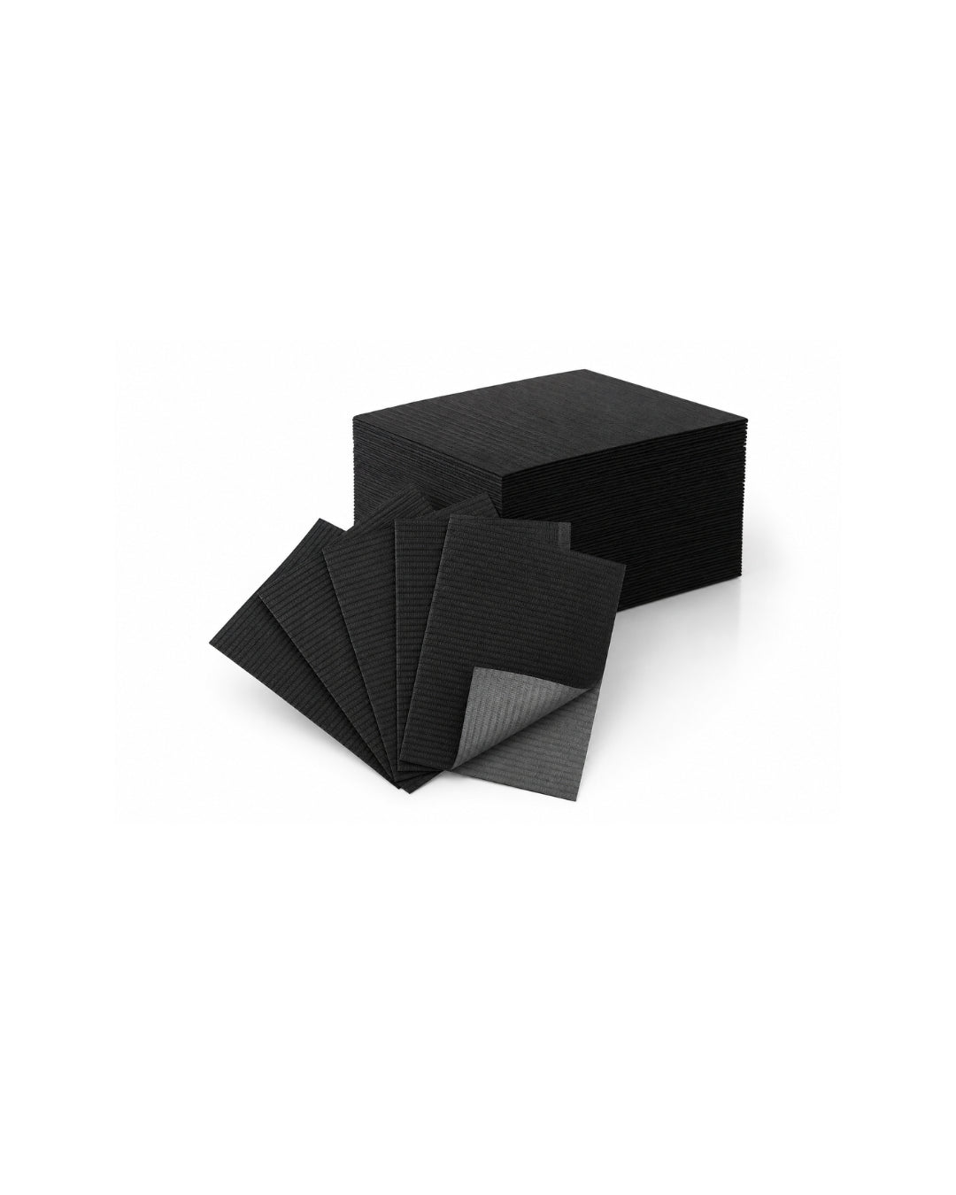 Black Disposable Bibs